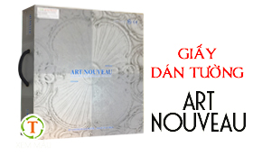 gia giay dantuong, bảng giá giấy dán tường art nouveau