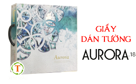 gia giay dan tuong, giá giấy dán tường aurora