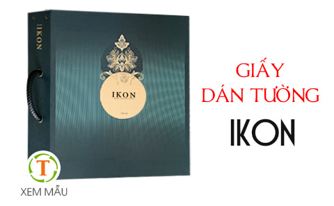 gia giay dantuong, bảng giá giấy dán tường ikon