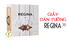 gia giay dan tuong, giá giấy dán tường regina