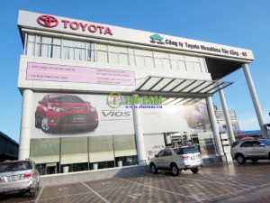 Màn rèm lá dọc chống nắng cho văn phòng Cty TOYOTA Việt Nam Đợt 2