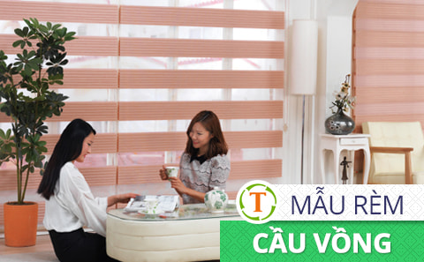 Mẫu rèm cầu vồng