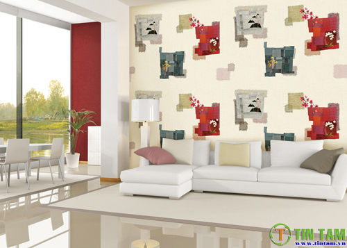 giấy dán tường 3d