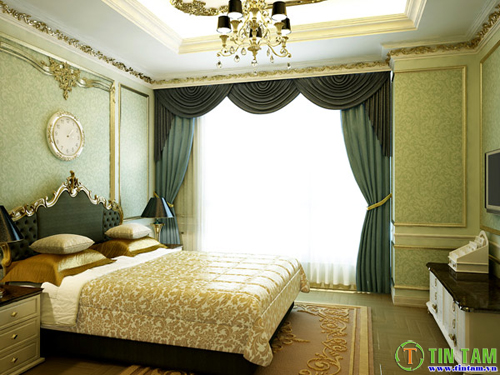 giấy dán tường phòng ngủ đẹp