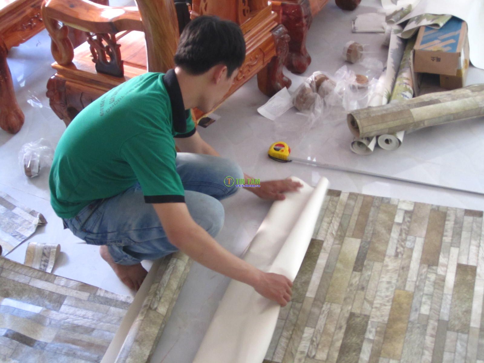 giấy dán tường hàn quốc đẹp cao cấp 1
